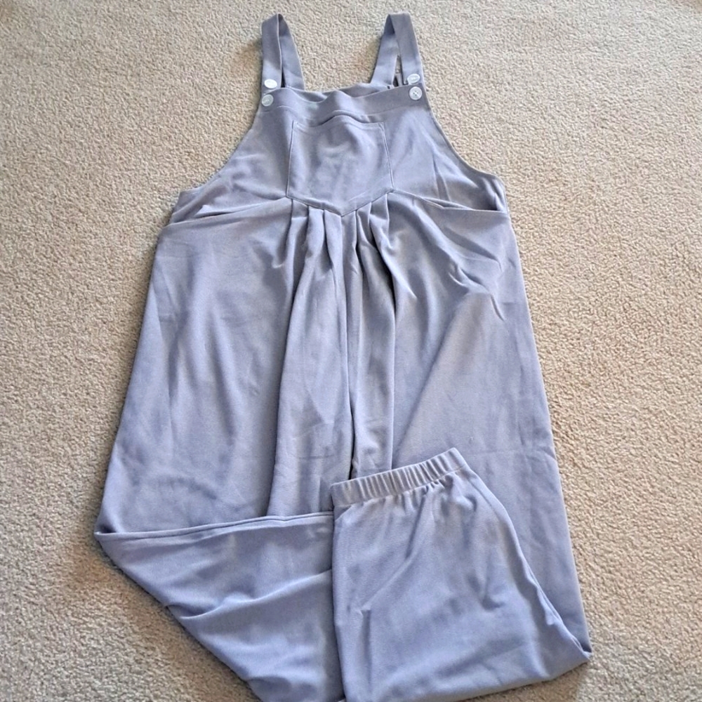 XLARGE     HALARA ADJUSTABLE WAFFLE JOGGER OVERALLS - Picture 5 of 11